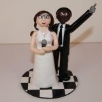 Figurines de mariage fan de Mickaël Jackson