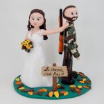 Figurine mariage chasseur