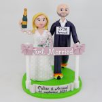 Figurine mariage couple sportif et fétarde