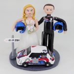 Figurines de mariage rallye