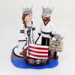 Figurines de mariage viking