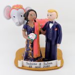 Figurines de mariage franco-indien