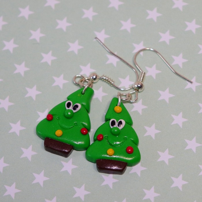 bijoux de Noël Christmas earrings Flo et Merveilles
