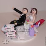 Figurines de mariage personnalisées – wedding cake topper