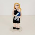 Figurine personnalisée marraine et enfant