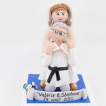 Figurines de mariage judoka