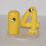 décor de gâteau pour 4 ans de mariage – noces de cire