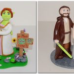 Figurines mariage personnalisées – wedding cake topper – geek – skrek – star wars