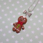 bijoux de Noël – Christmas jewellery – Gingerbread man