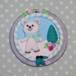 Suspension pour sapin, ourson sur glace – bear ornament