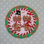 Suspension pour sapin, couple pain d’épices – Gingerbread man ornament