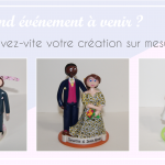création de cake topper à votre effigie / figurines mariage à votre effigie