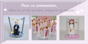 Pour sa communion, offrez-lui une jolie figurine personnalisée, à son effigie